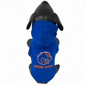ALL Star Dogs Boise State University Broncos Dog Hoodie Shirt Blue Size Small